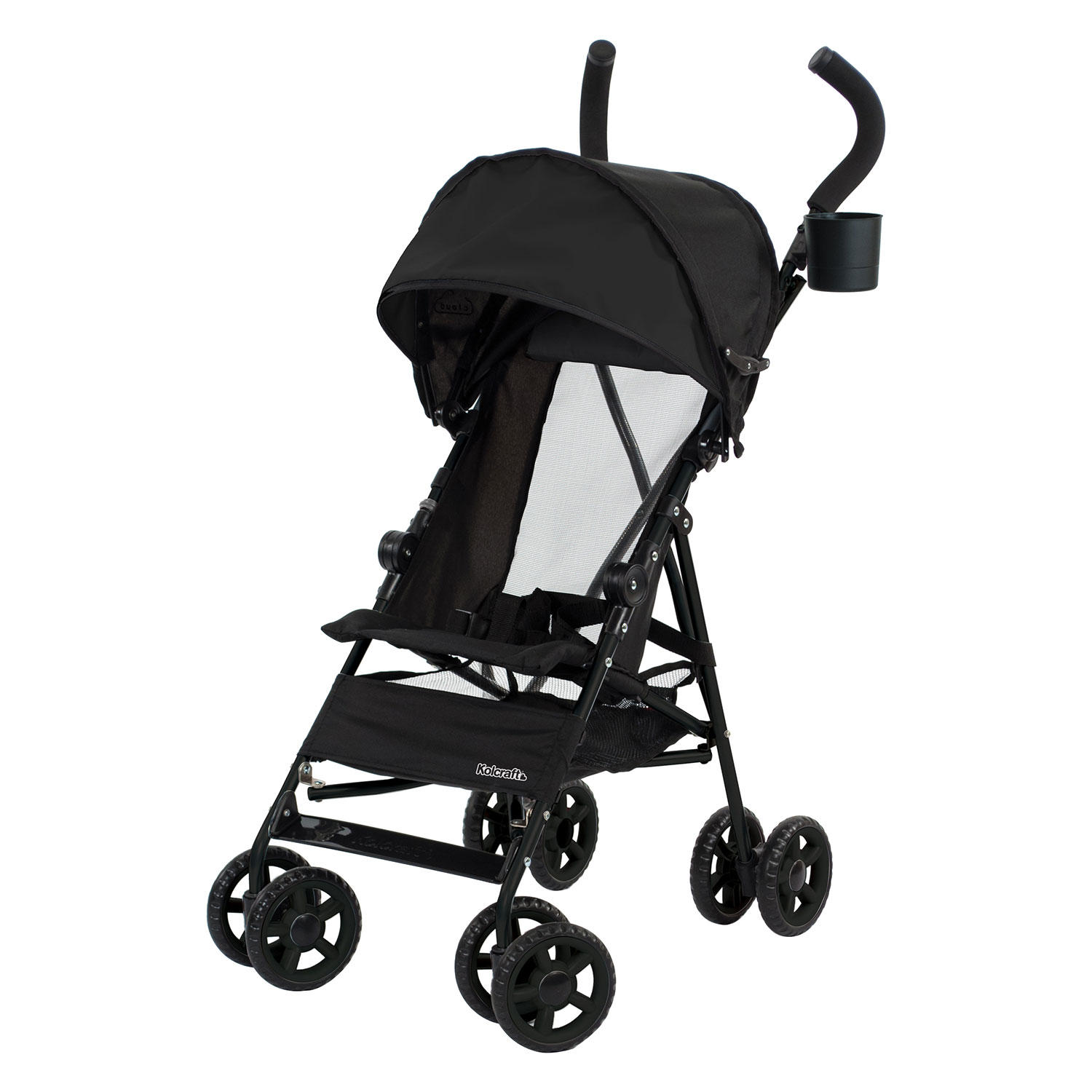Kolcraft Cloud Umbrella Stroller, Black:- Black