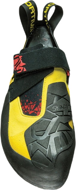 La Sportiva Skwama Climbing Shoes - Men's Black/Yellow 38.5