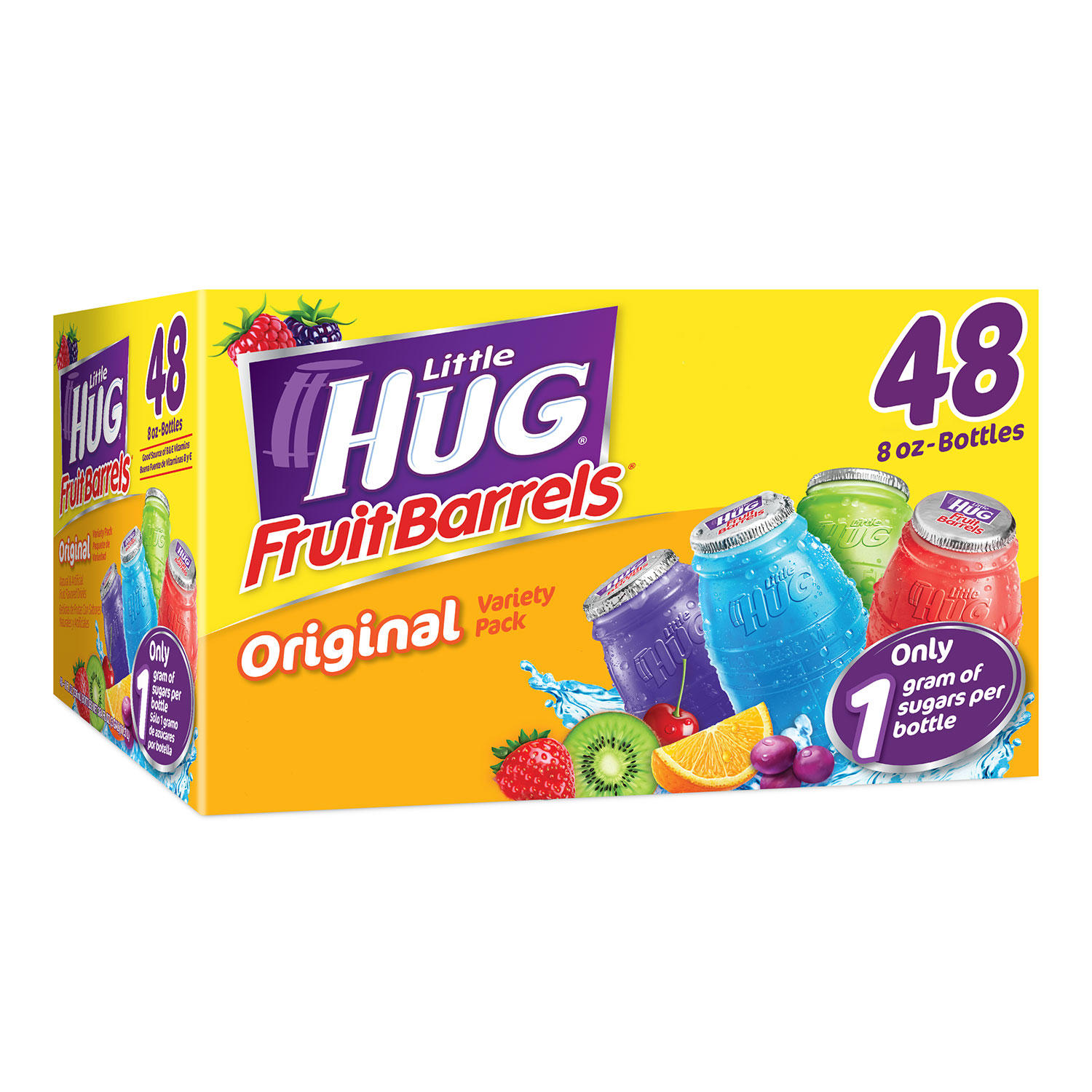 Little Hug Fruit Barrels 8 fl. oz., 48 pk.