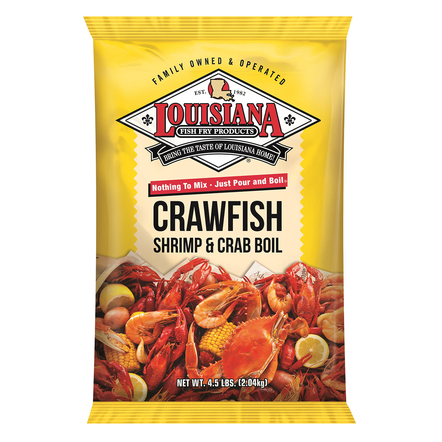 Louisiana Fish Fry Crawfish Shrimp and Crab Boil 4.5 lbs.