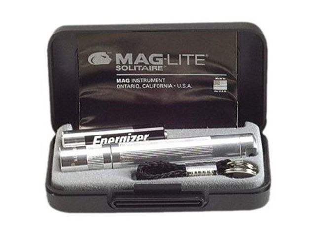 MagLite Solitaire AAA 1-Cell Incandescent Flashlight Red Pres. Box