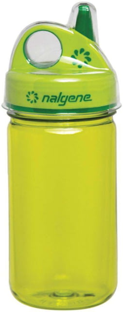 Nalgene Kid's Grip-N-Gulp Sustain Water Bottle 12 oz Green 12oz
