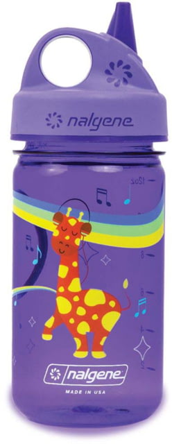 Nalgene Kid's Grip-N-Gulp Sustain Water Bottle 12 oz Musical Giraffe 12oz