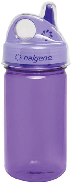 Nalgene Kid's Grip-N-Gulp Sustain Water Bottle 12 oz Purple 12oz