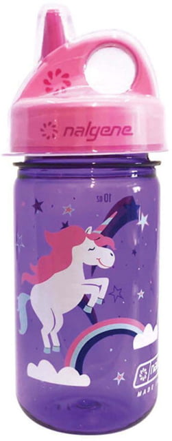 Nalgene Kid's Grip-N-Gulp Sustain Water Bottle 12 oz Unicorn 12oz