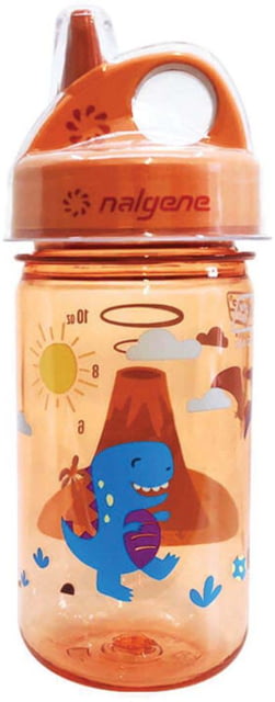 Nalgene Kid's Grip-N-Gulp Sustain Water Bottle 12 oz Volcano 12oz