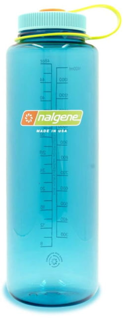 Nalgene Wide Mouth Sustain Silo Bottle 48oz Cerulean 48oz