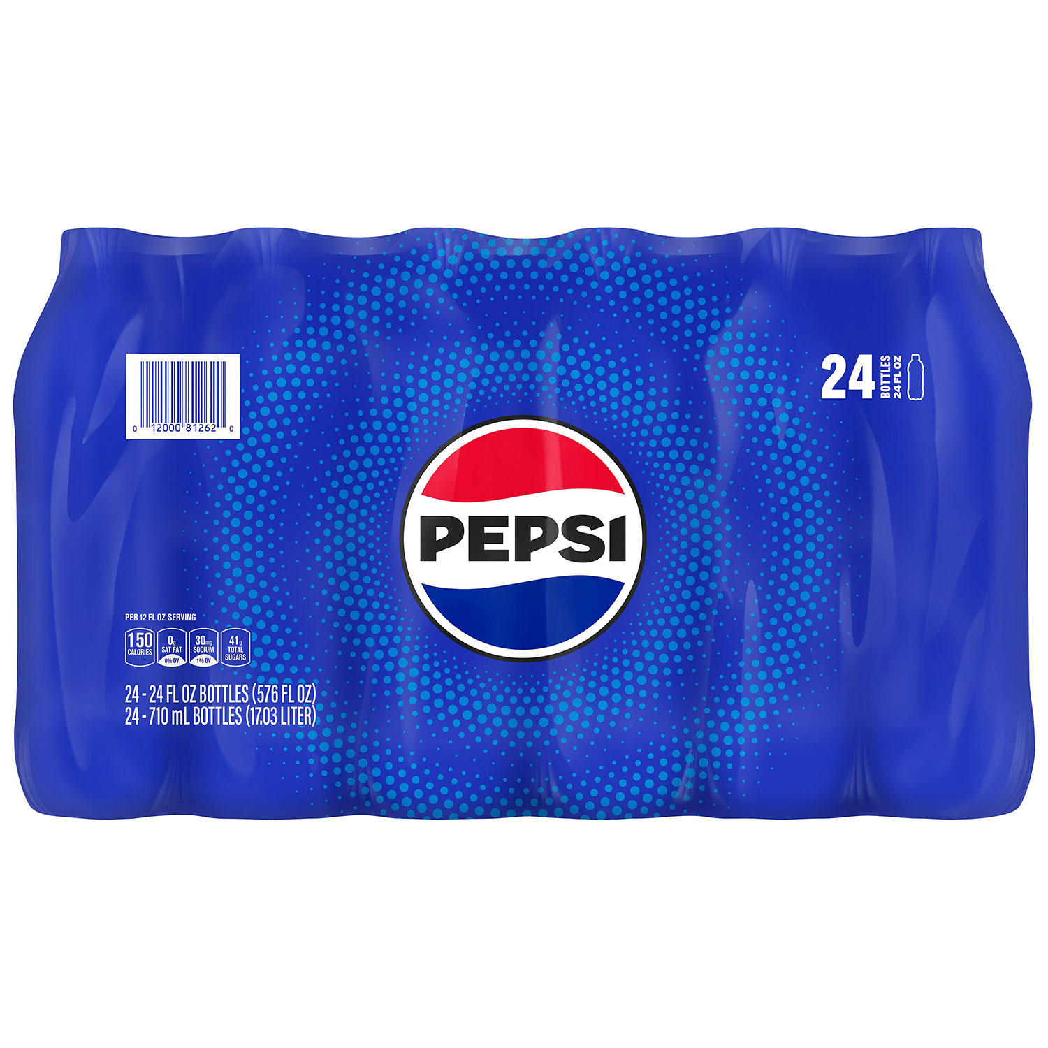 Pepsi 24 oz. bottles, 24 pk.