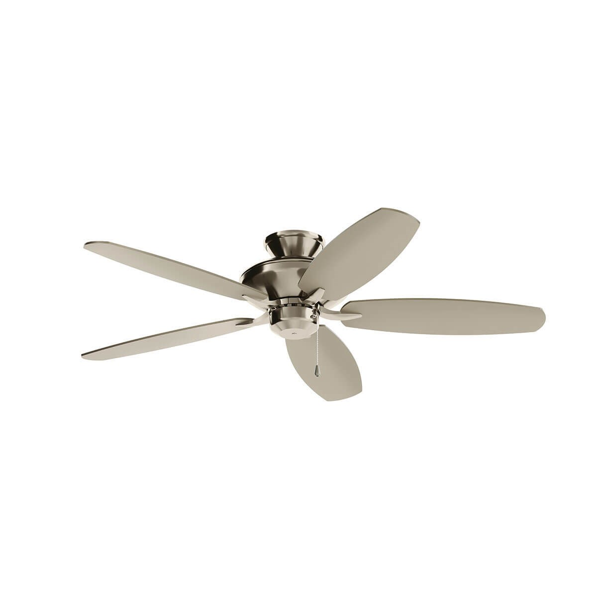 Renew Indoor Ceiling Fan in Brushed Stainless Steel