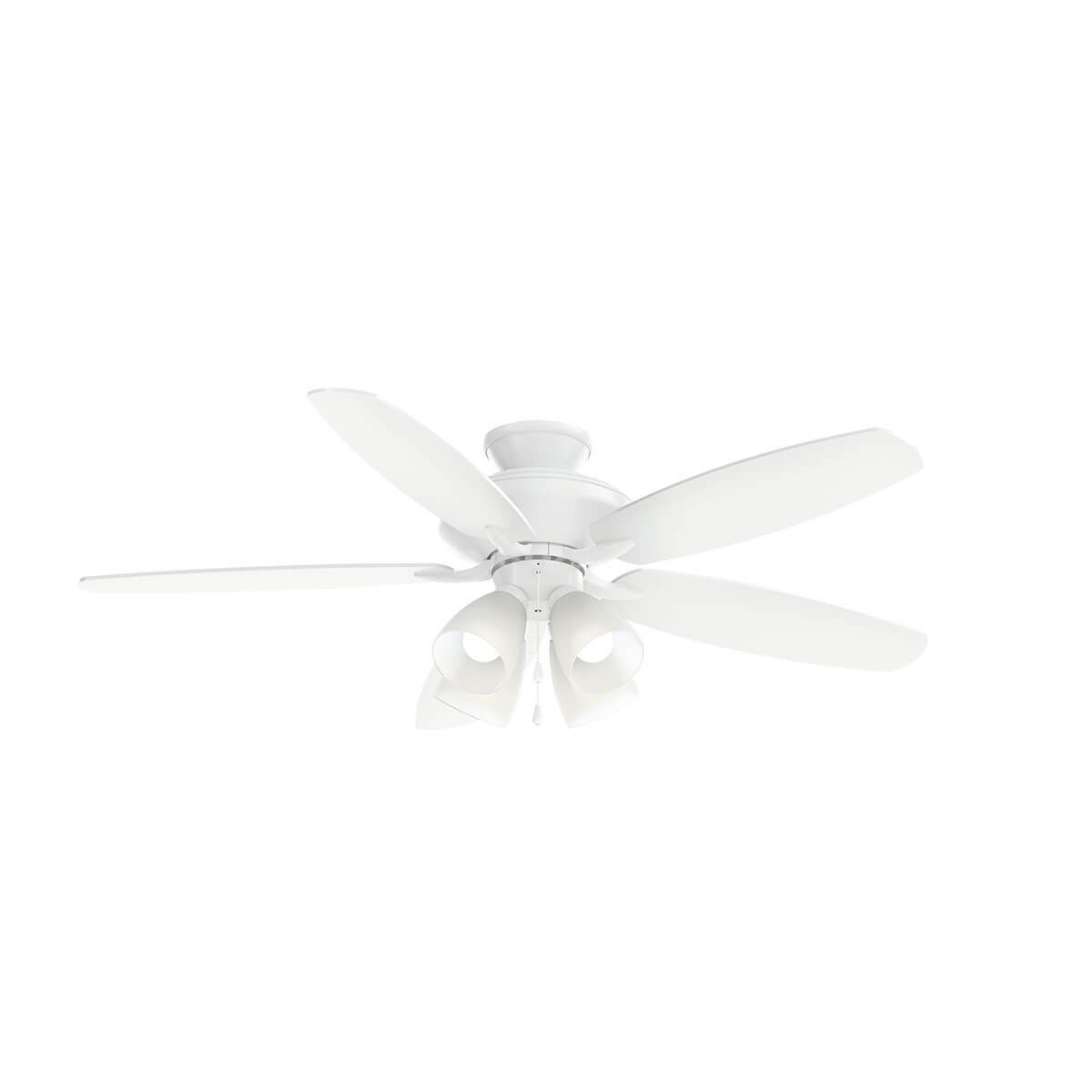 Renew Premier 4-Light Indoor Ceiling Fan in Matte White