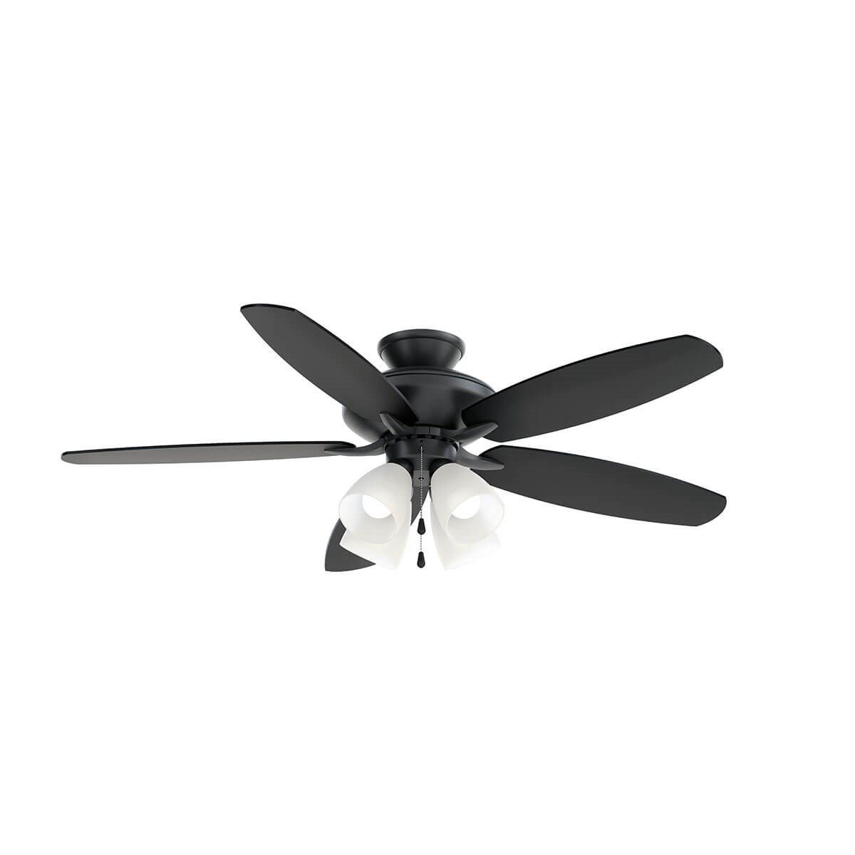 Renew Premier 4-Light Indoor Ceiling Fan in Satin Black