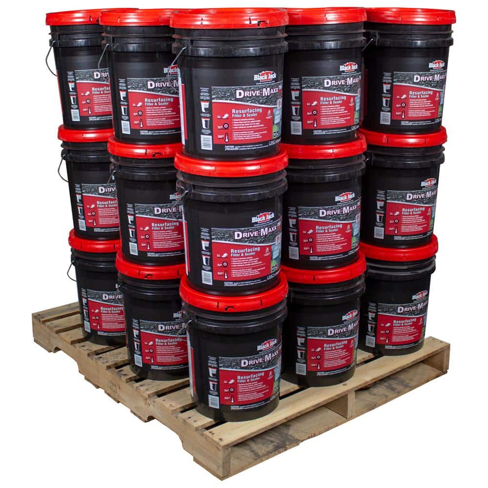 4.75 gal. Drive-Maxx 700-Matte Black Water-Based Rubberized Asphalt Driveway Sealer (27-Pallet)