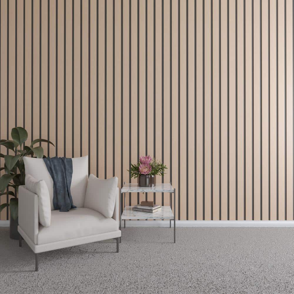 47 in. H x 3 in. W Slatwall Panels in Alder 15-Pack