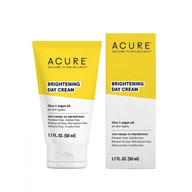 Acure Brightening Day Face Cream - Cica & Argan Oil | 1.7 fl oz Face Cream