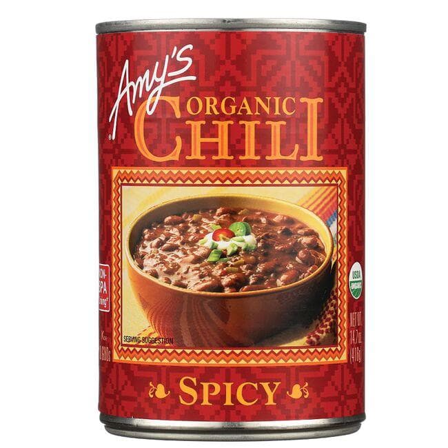 Amy's Kitchen Organic Chili Spicy | 14.7 oz Can