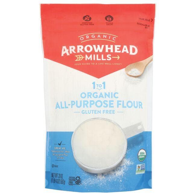 Arrowhead Mills 1 to Organic All-Purpose Flour | 20 oz Package