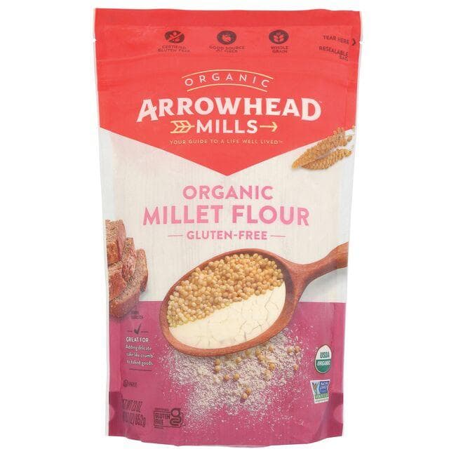 Arrowhead Mills Organic Millet Flour | 23 oz Package