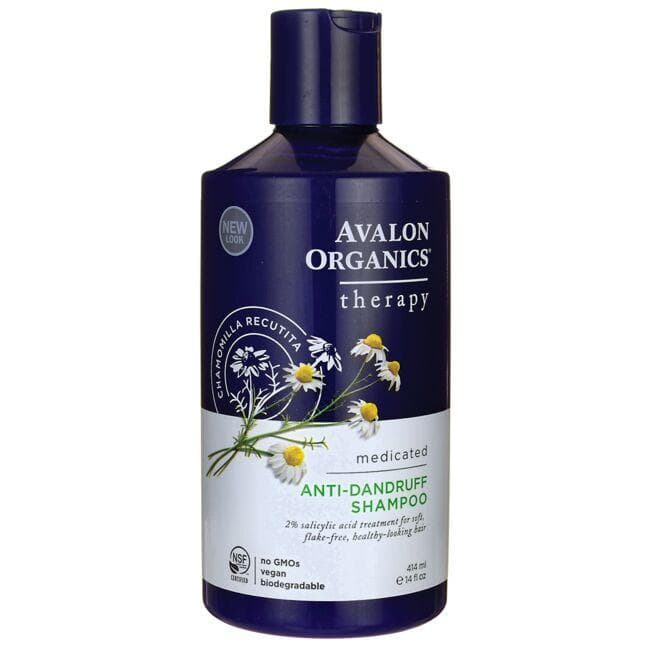 Avalon Organics Medicated Anti-Dandruff Shampoo | 14 oz Liquid