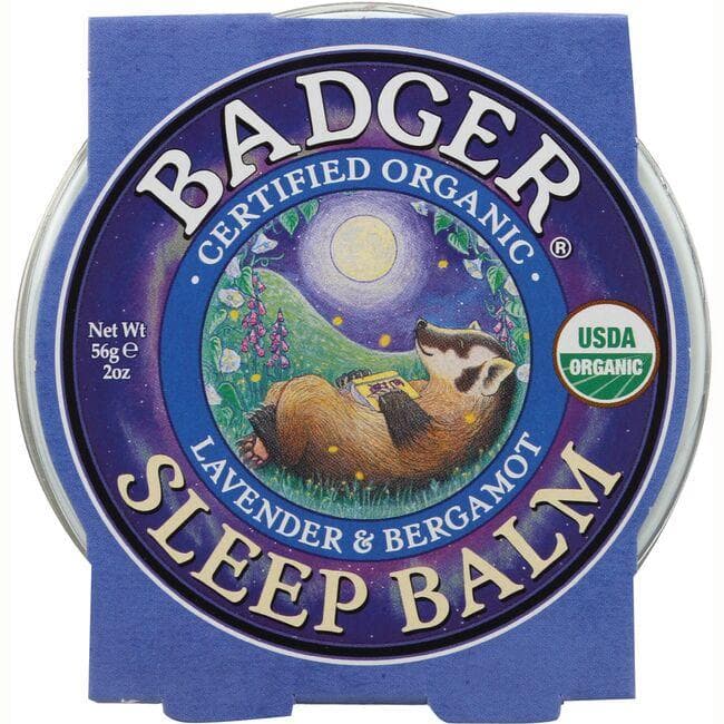 Badger Organic Sleep Balm Lavender and Bergamot | 2 oz Balm