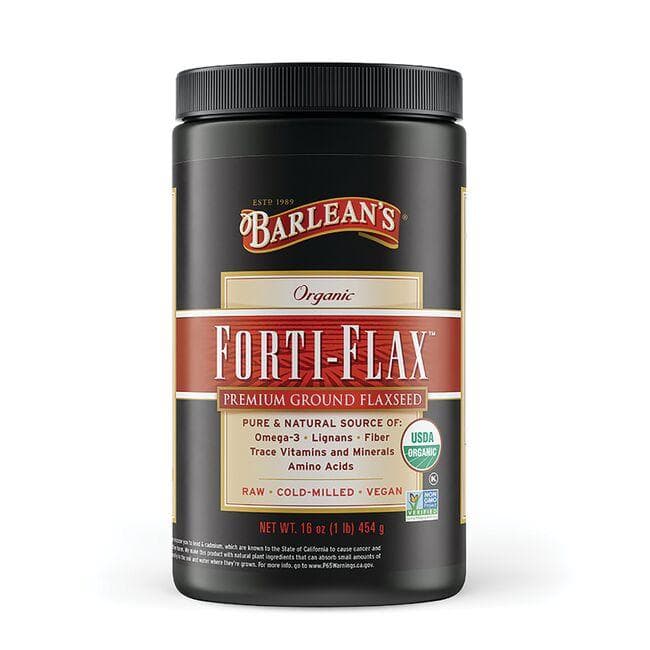Barlean's Forti-Flax Premium Ground Flaxseed | 16 oz Package