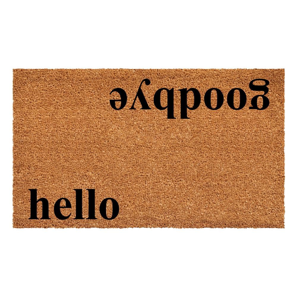 Bookman Hello Goodbye Doormat 30" x 48"