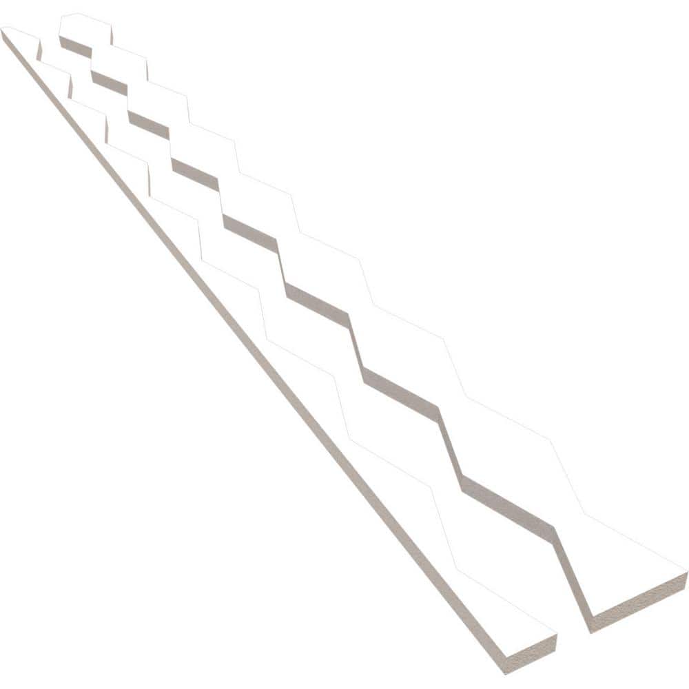 Cimarron 47 in. H x 0.625 in. W Slatwall Panels in PVC 24-Pack