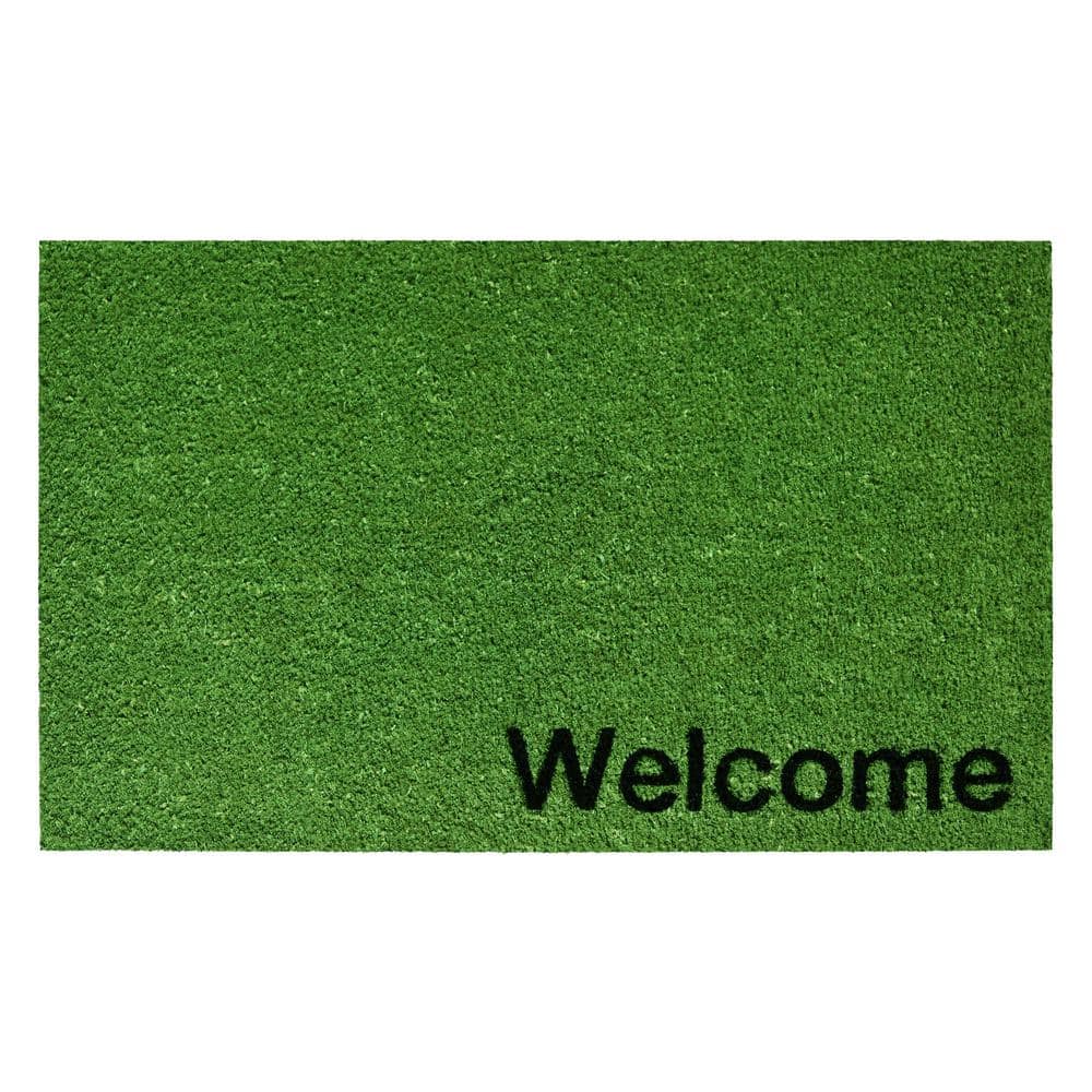 Collins Green Pastel Welcome Doormat, 17" x 29"