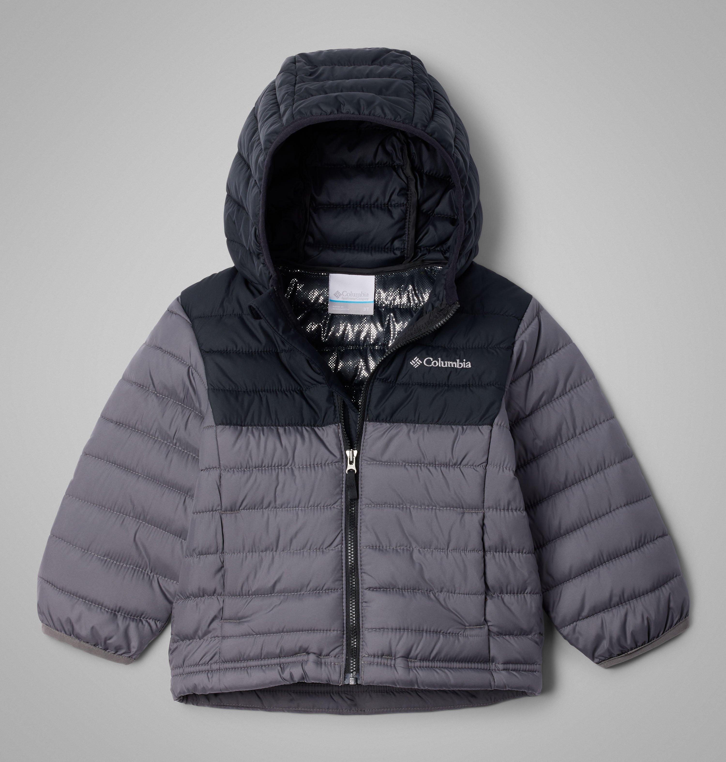 Columbia Boys' Toddler Powder Lite II Hooded Jacket-