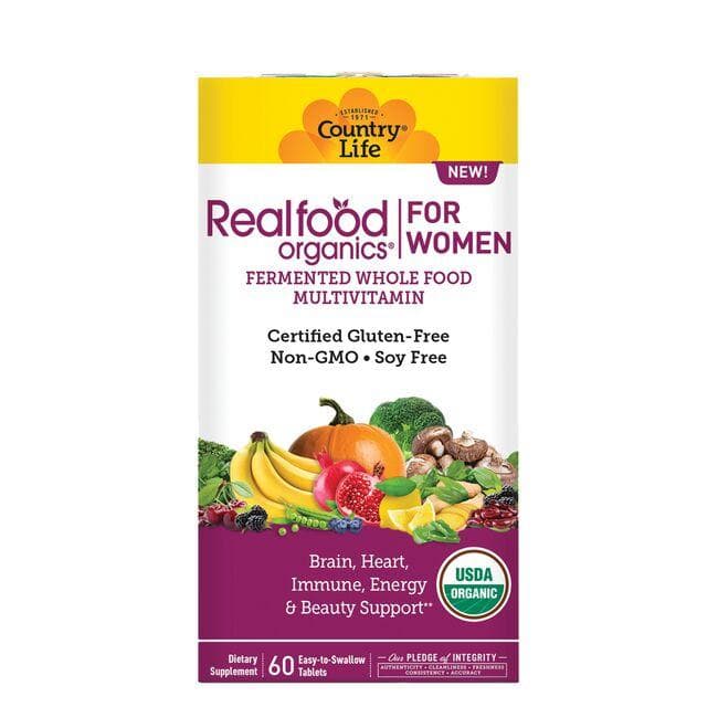 Country Life Realfood Organics Multivitamin For Women | 60 Tabs