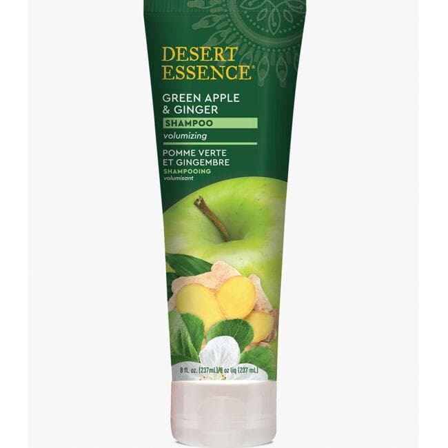 Desert Essence Green Apple & Ginger Shampoo | 8 fl oz Liquid
