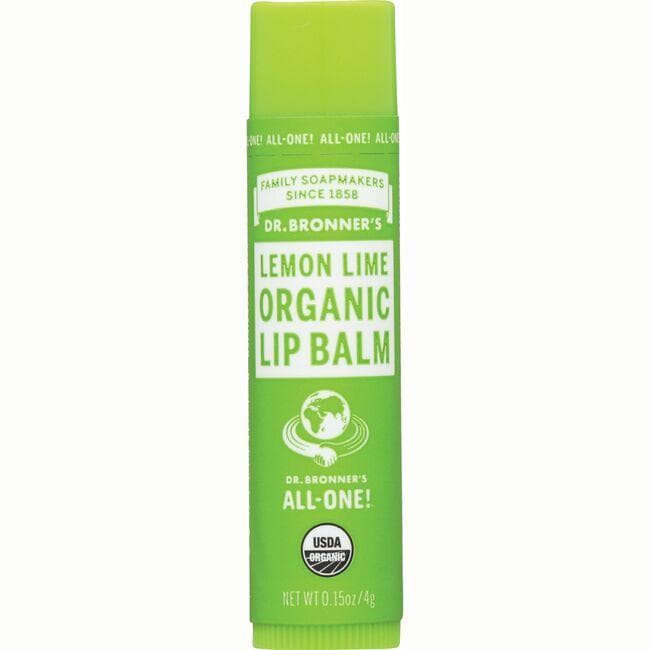 Dr. Bronner's Lemon Lime Organic Lip Balm | 0.15 oz Balm