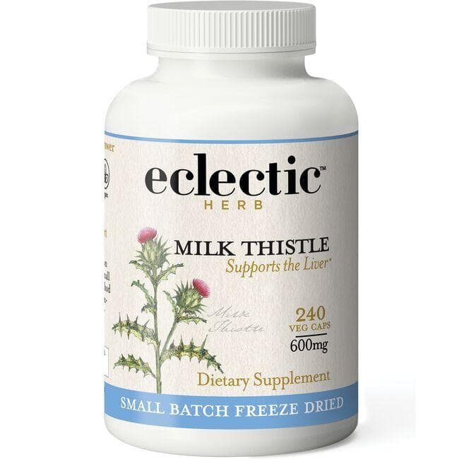 Eclectic Herb Milk Thistle Vitamin | 600 mg | 240 Veg Caps
