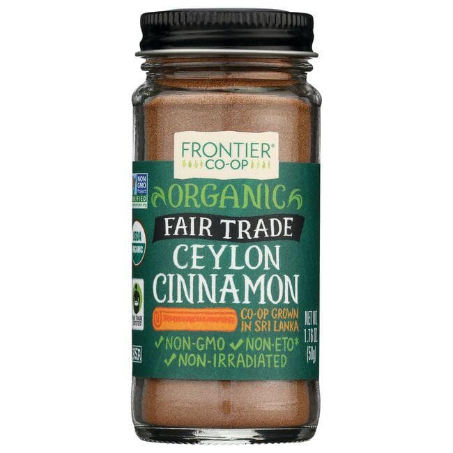 Frontier Co-Op Organic Fair Trade Ceylon Cinnamon | 1.76 oz Jar