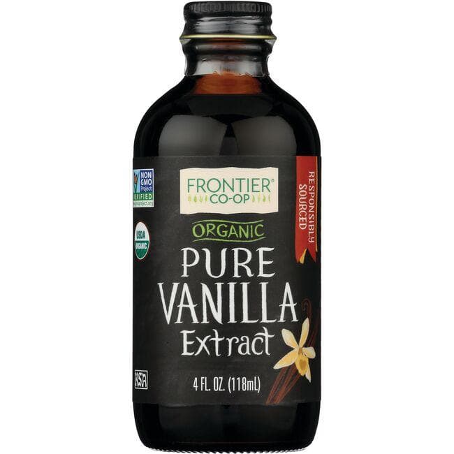 Frontier Co-Op Organic Pure Vanilla Extract | 4 fl oz Liquid
