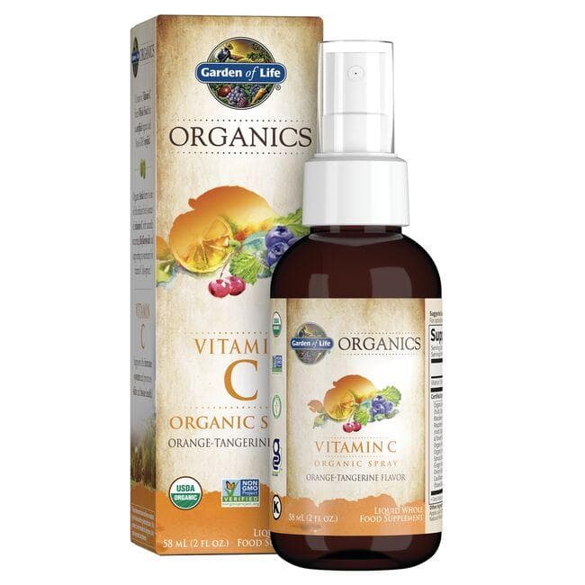 Garden of Life Organics Vitamin C Organic Spray - Orange-Tangerine | 2 oz Spray