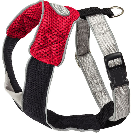 HAOMMD13 Medium V Mesh Harness - Red-Black