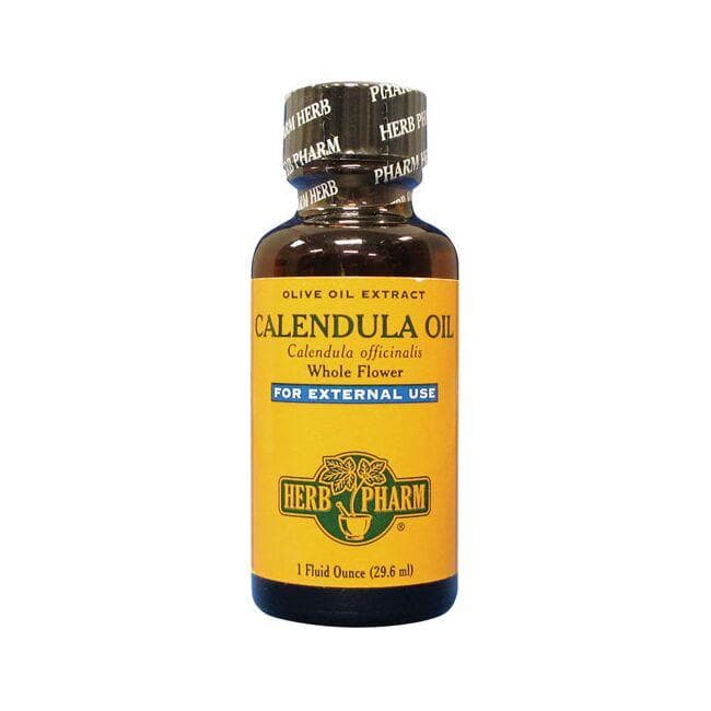 Herb Pharm Calendula Oil - For External Use Vitamin | 1 fl oz Liquid