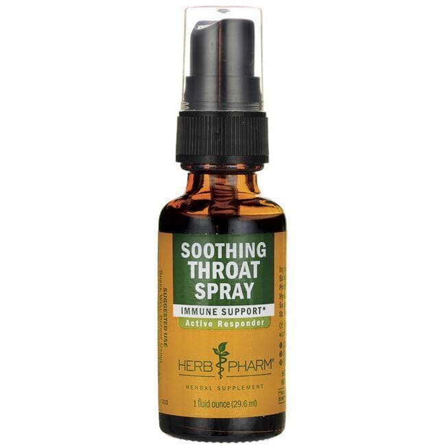 Herb Pharm Soothing Throat Spray - Immune Support Vitamin | 1 fl oz Spray