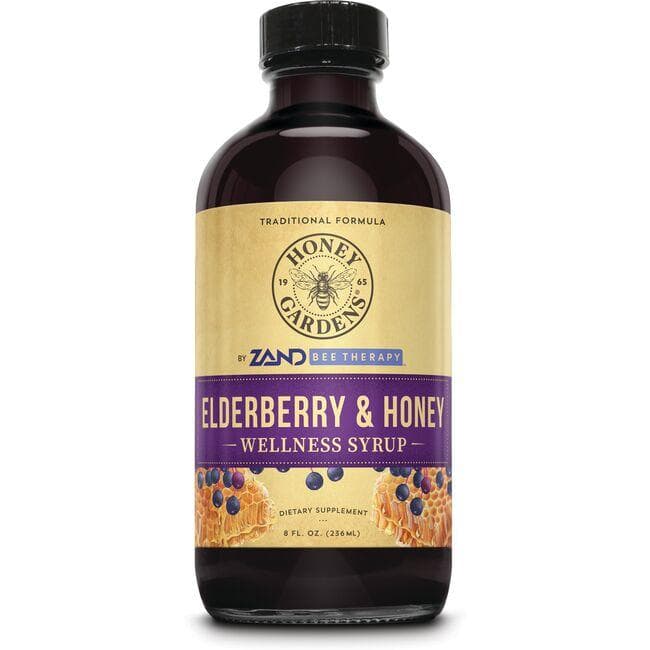 Honey Gardens Elderberry & Wellness Syrup | 8 fl oz Liquid