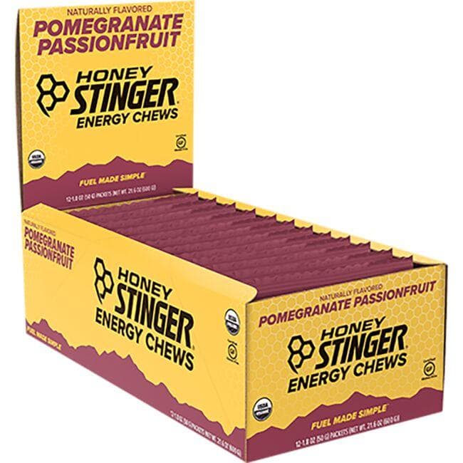 Honey Stinger Energy Chews - Pomegranate Passionfruit | 12 Packets