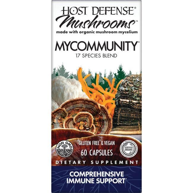 Host Defense Mushrooms Mycommunity 17 Species Blend Vitamin | 60 Caps