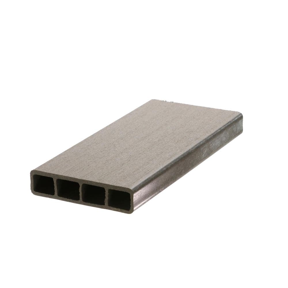 I.Dekk 1 in. x 6 in. x 20 ft. Driftwood Solid Edge Composite Deck Board