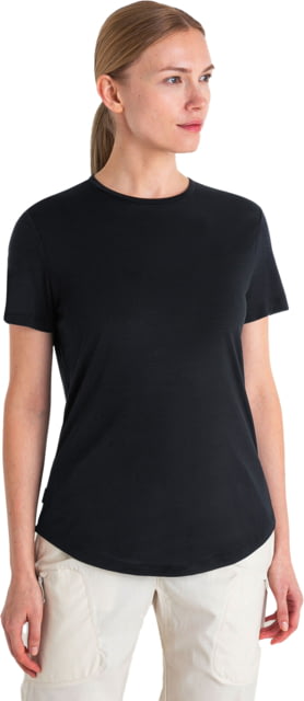 Icebreaker Merino Blend 125 Cool-Lite Sphere SS T-Shirt - Women's Black Small