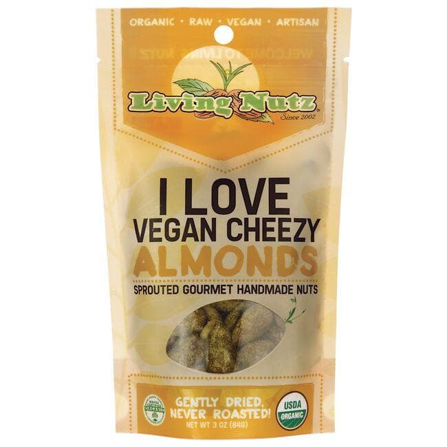 Living Nutz I Love Vegan Cheezy Almonds | 3 oz Package