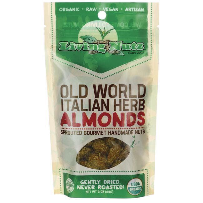 Living Nutz Old World Italian Herb Almonds | 3 oz Package