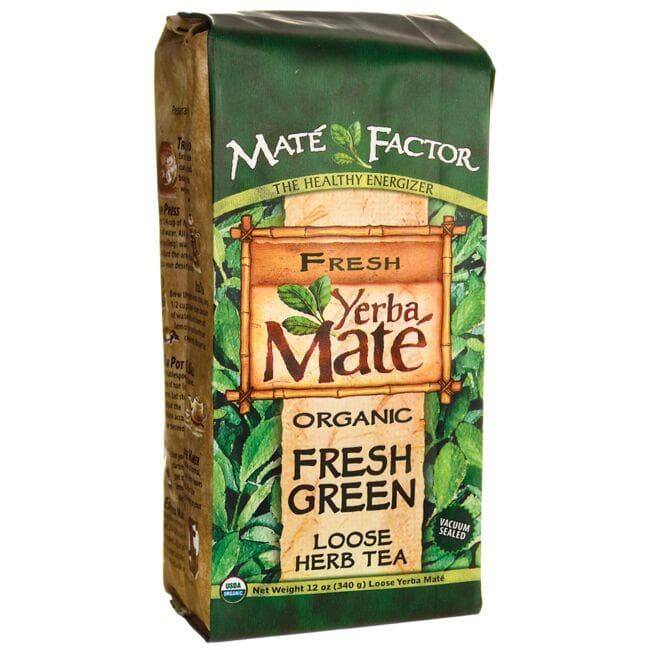 Mate Factor Organic Yerba Loose Tea - Fresh Green | 12 oz Package