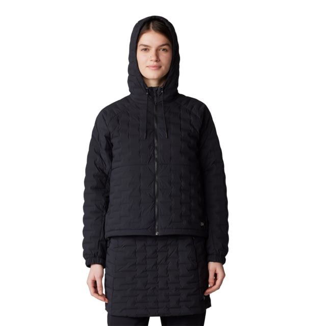 Mountain Hardwear Stretchdown Light Full Zip Hoody - Women's Black 1X