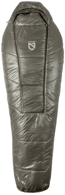 NEMO Equipment Soul 15/25F Endless Promise Synthetic Mummy Sleeping Bag Smokey Olive / Fog / Spicy Orange Long