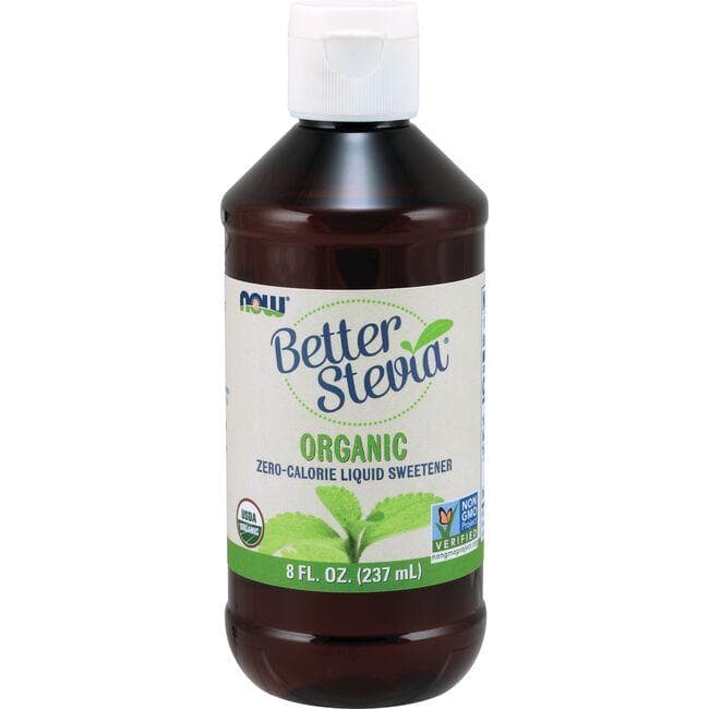 NOW Foods Better Stevia Organic Liquid Sweetener | 8 fl oz Liquid