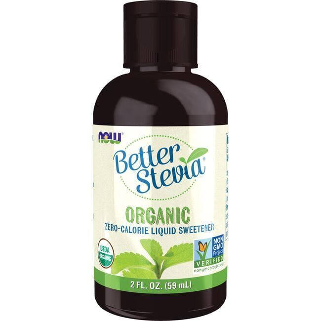 NOW Foods Better Stevia Organic - Zero-Calorie Liquid Sweetener | 2 fl oz Liquid